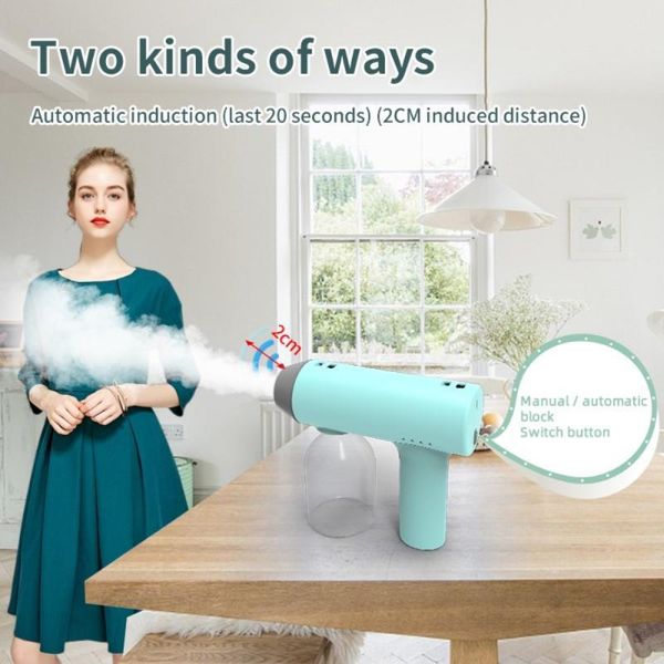 

watering equipments 250ml intelligent induction atomizer hand-held atomizing spray gun wireless nano sprayer disinfection