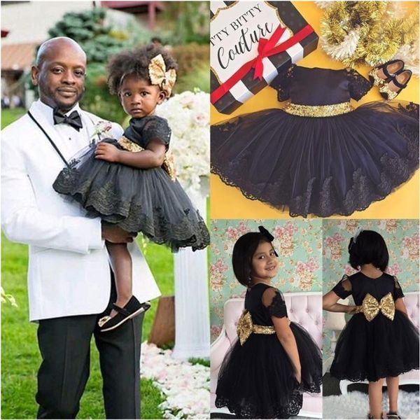 

collar tulle sequins girl beauty pageant kid formal dress bow baby birthday christmas party flower girl's dresses, Red;yellow