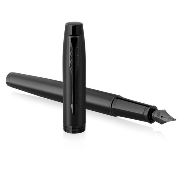 

parker im matte metallic bt fountain pen, m nib, luxury gift box pens