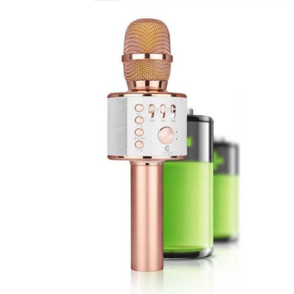 

professional k38 handheld ktv microphone wireless bluetooth karaoke home mic speaker player microphones with carring case