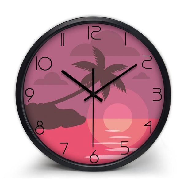 

wall clocks hawaii beach creative el silent clock