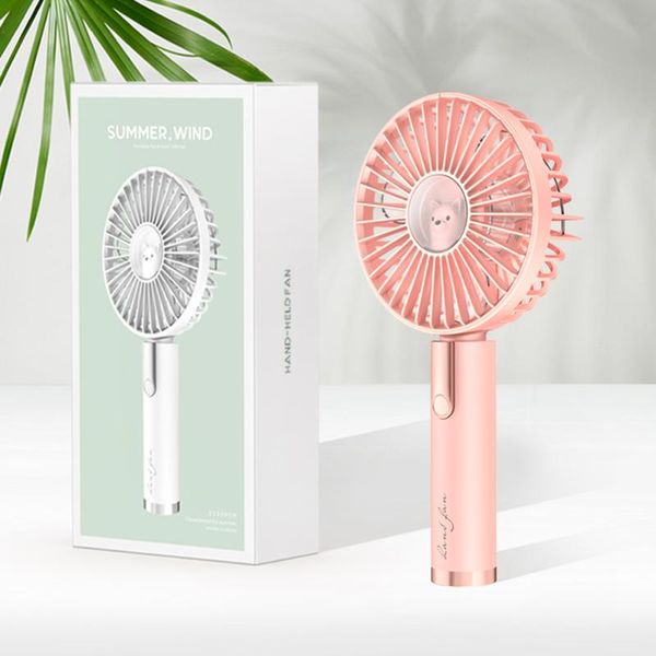 

electric fans 2021 strong wind portable mini fan rechargeable usb deskair cooler big battery use for 2-6 hours handhold outdoor