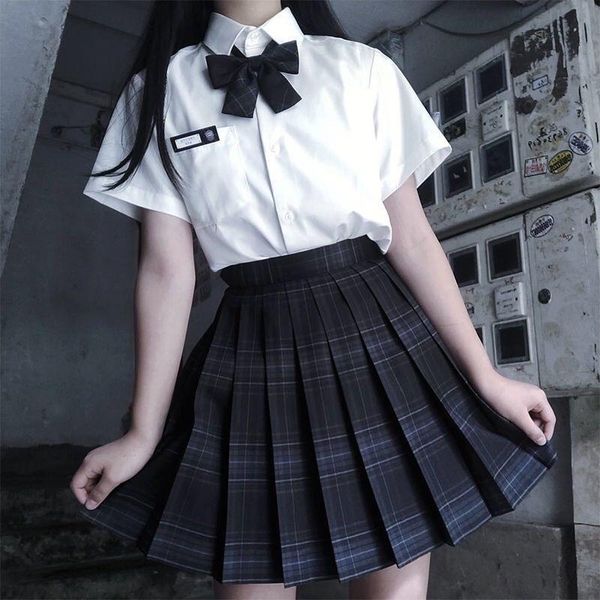 

skirts ybyr summer women 2021 high waist korean style pleated for girls cute sweet ladies plaid mini skirt harajuku kwaii, Black