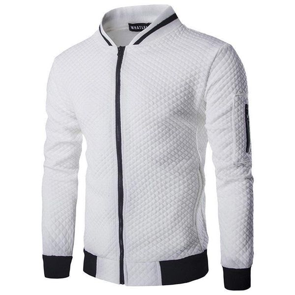 

men's jackets leisure zipper solid color cardigan stand collar jacket coat, Black;brown