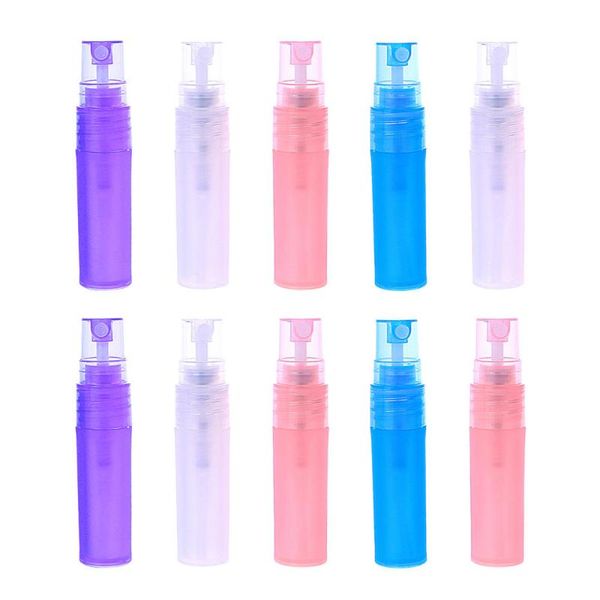 

10pcs 5ml empty plastic perfume mini travel refillable storage bottles & jars