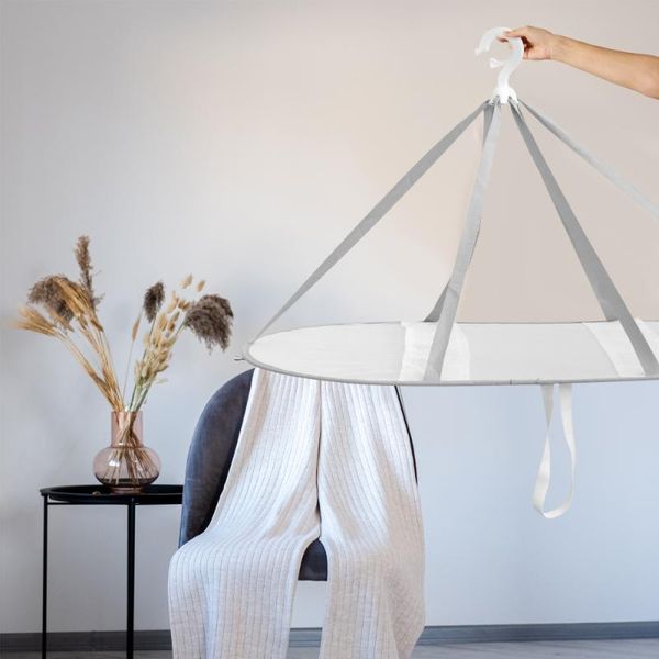 

laundry storage & organization mesh clothes drying rack hanging dryer t-shirt sweater net basket (rectangular, monolayer)