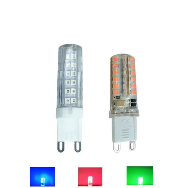 

bulbs g9 led blue 220v red green bulb