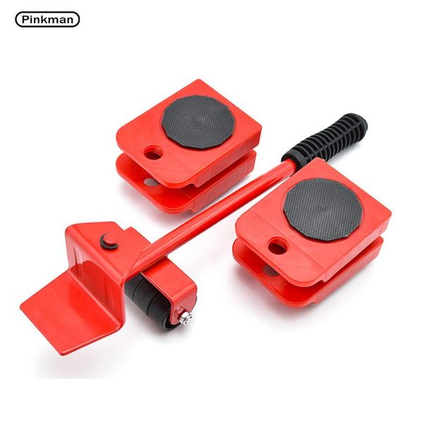 

professional hand tool sets transport lifter heavy stuffs furniture mover set moving device 4 wheeled roller with wheel bar