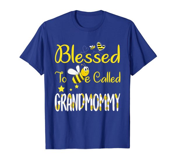 

blessed to be called grandmommy tshirt - grandma tee, White;black