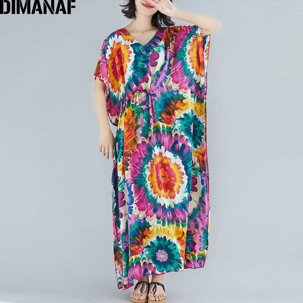 

plus size women beach dress big female vestidos summer sundress loose casual print floral cotton linen lady dresses 210531, Black;gray
