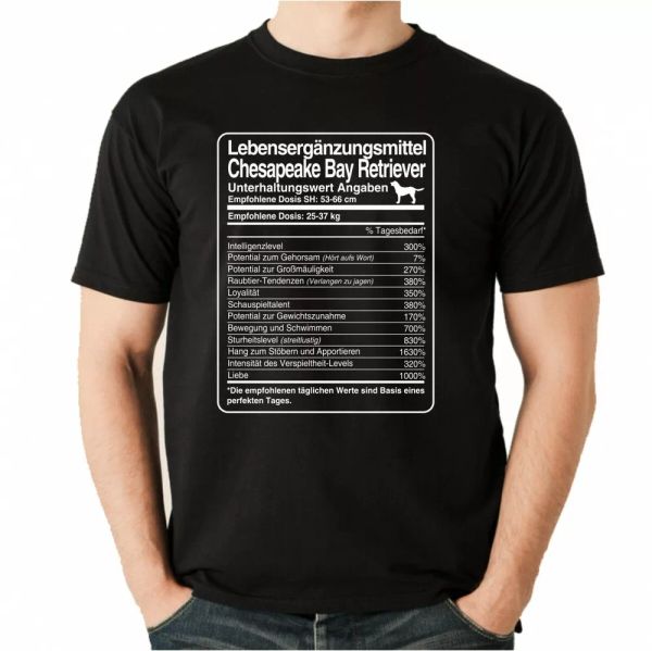 

t-shirt dose chesapeake bay retriever life supplements by siviwond, White;black