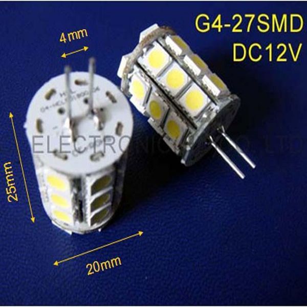 

bulbs dc12v 5w led g4 chandelier 12vdc crystal lamps gu4 lights 50pcs/lot