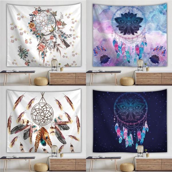 

tapestries drop boho tapestry home decor wall hanging hippie polyester blanket fabric bedroom 180Ã230cm with 6m led light