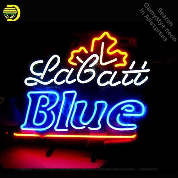 

other lighting bulbs & tubes labablue neon sign bulb lights for beer bar room wall glass tube handcraft iconic store display signboard