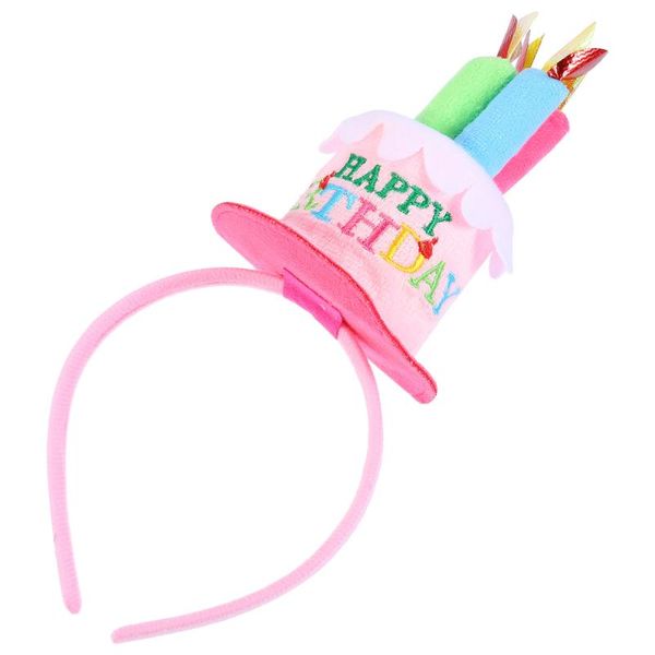 

party hats cake candle birthday headband creative hairband po prop
