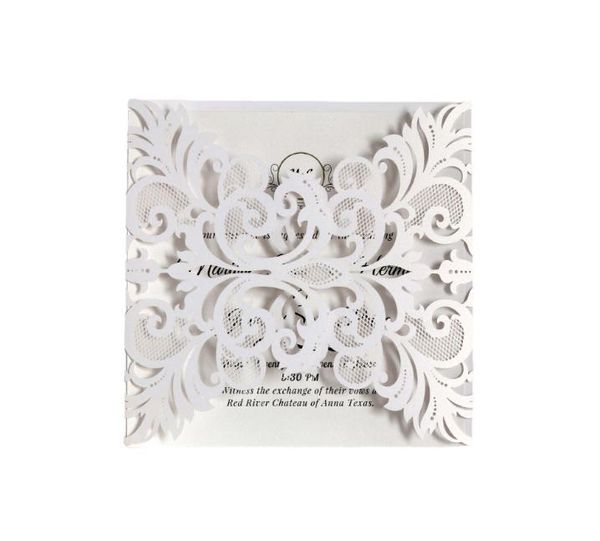 

2021 the vintage garden-ivory laser cut lace inspired wrap with peach floral invitation, elegant party invites, Black