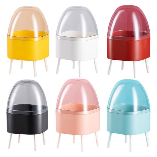 

storage boxes & bins 6pcs beauty makeup rack powder puff (random color)