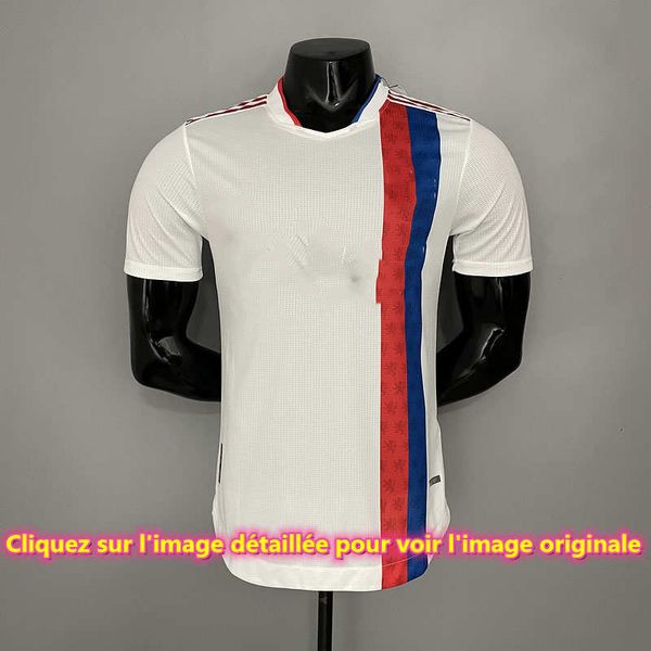 

2021/2022 player version lyon home s-xxl football clothes quality 1:1, Gray