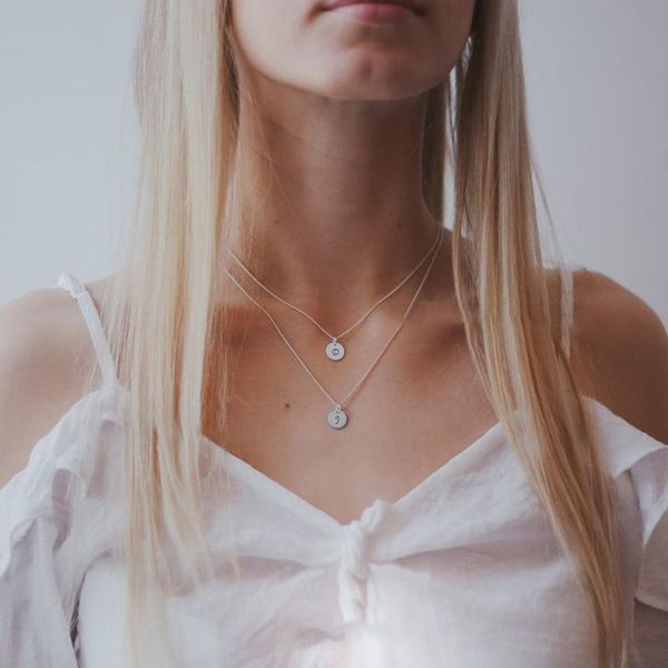 

pendant necklaces volleyball necklace, basketball football stainless steel sports gift for lovers, Silver