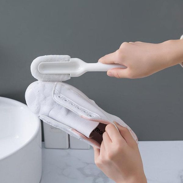

1pc long handle soft shoe brush creative cleaning supplies multifunctional foaming decontamination househo r8y6 clothing & wardrobe storage