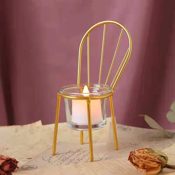 

candle holders european-style metal crafts seat holder decoration creative home living room light dinner table
