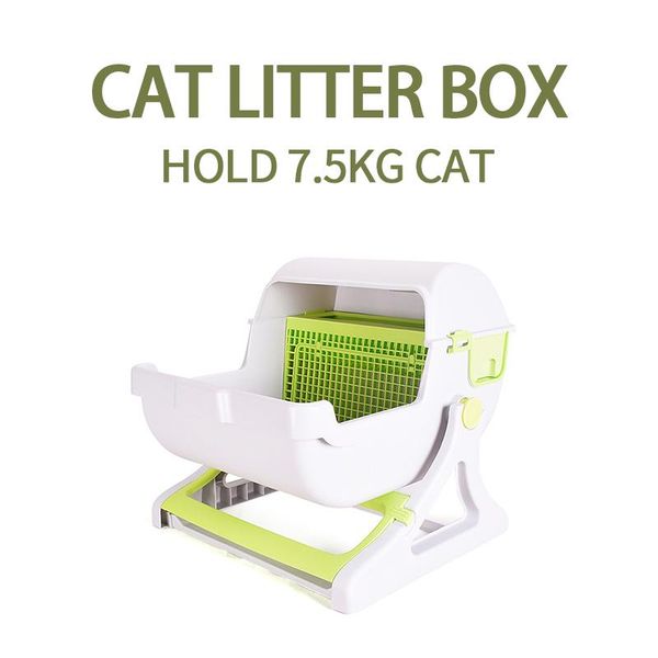 

other cat supplies plastic self-cleaning automatic litter box toilet pet cleaning training product