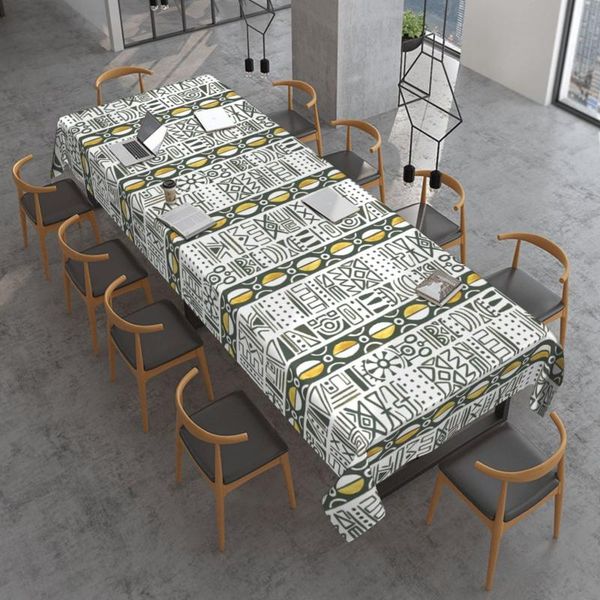 

table cloth african ethnic watercolor,abstraction illustration . rectangular tablecloth 152cmx305cm decorative