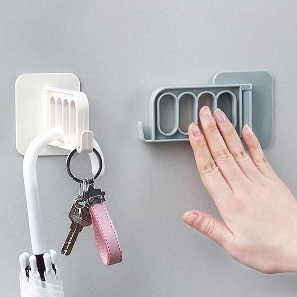 

hangers & racks foldable four-hole hanger multi-functional small handy rack 3m film punch-free