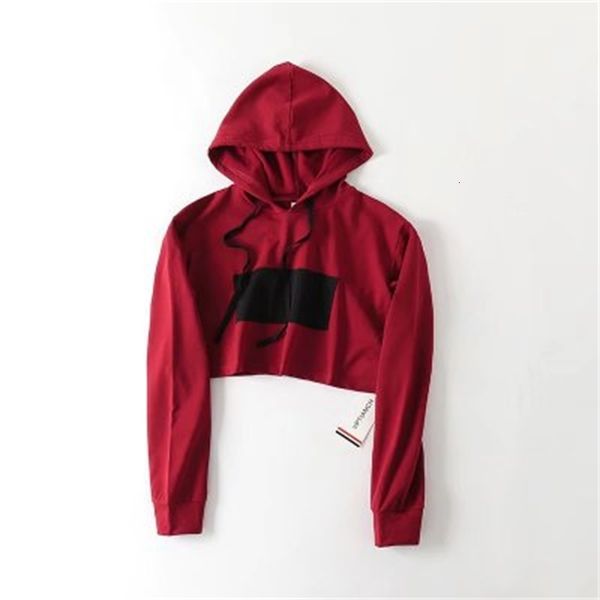 

women's hoodies & sweatshirts women short jumper sweatshirt casual crop long sleeve polyester coat o-neck pullover soxf, Black