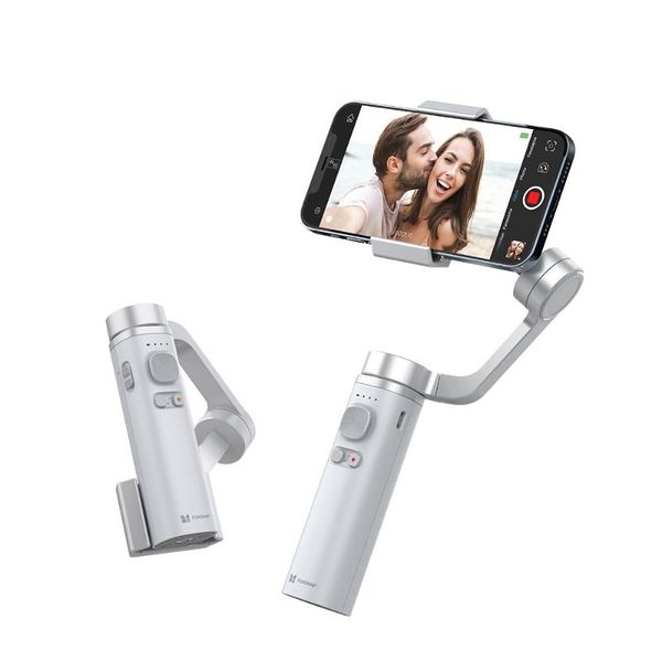 

stabilizers travor phone gimbal stabilizer smart folding handheld 3-axis anti-shake stand with 1/4 screw for live portable
