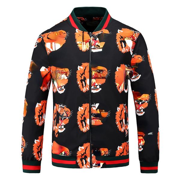 

mens animal printing down jacket parkas with men women outdoor streetwear winter coats, Black