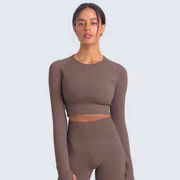 

two piece set women sport suits for fitness long sleeve seamless yoga leggings workout clothes for, Red;black