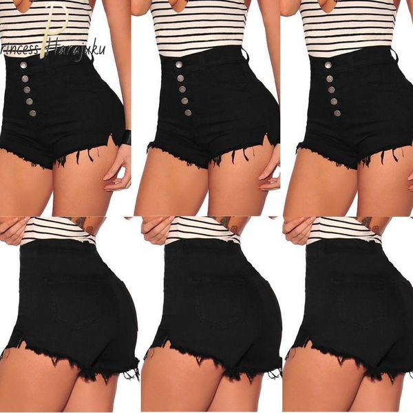 

women's shorts woman high waisted short summer women girls ladies fashion casual mini jeans ripped feminino, White;black