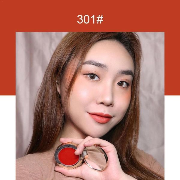 

blush air cushion blusher folding heart shape shimmer natural easy make rouge up wear to contour face d1d7