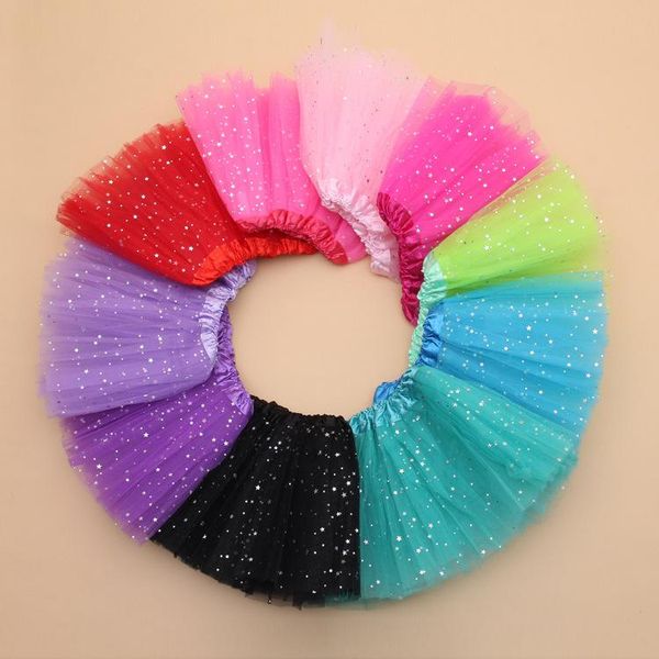 

skirts fluffy soft baby tulle girl tutu pettiskirt kids princess clothes birthday gift toddler ball gown party children skirt, Blue