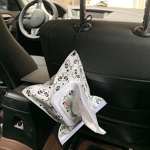 

tissue boxes & napkins container refillable storage wet wipes bag cartoon eco-friendly clean clutch reusable carrying case clamshell travel