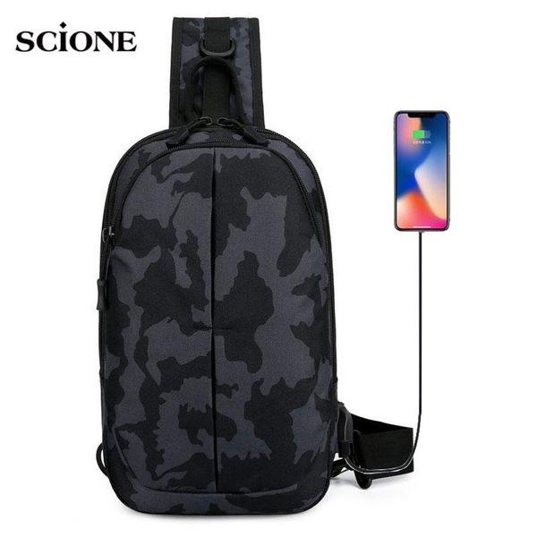 

outdoor bags usb chest bag sing hiking backpack military tactical men army camouflage shoulder fishing travel camping xa11a