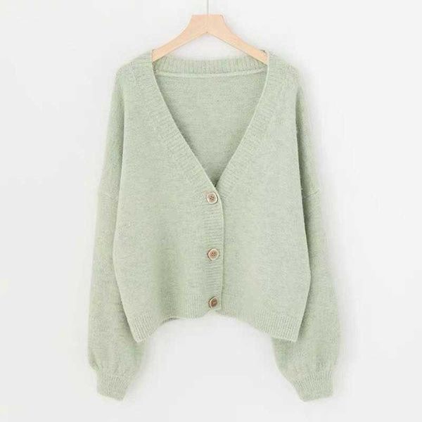 

h.sa women's sweaters spring casual cardigans single breasted v-neck casual sweaters female solid knitted jackets jumpers 210716, White;black