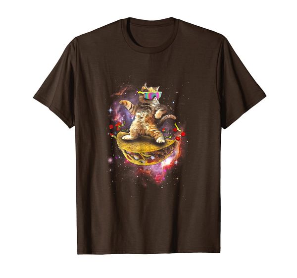 

taco cat in space shirt dancing cat taco shirt, White;black