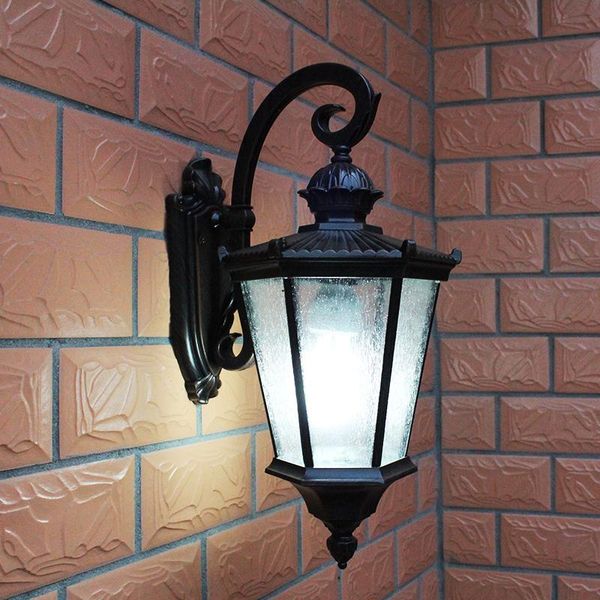 

wall lamp vintage led pack light ip54 waterproof outdoor fixture to pineapple courtyard gazebo 220v/110v