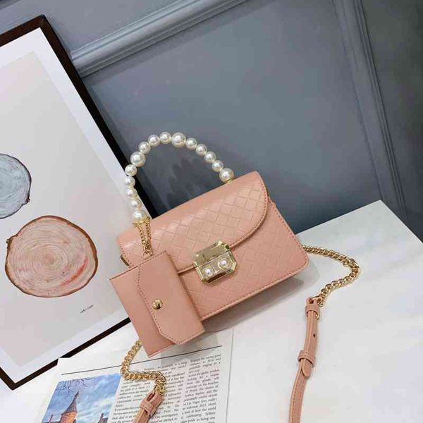 

korean trend pearl sweet lady one shoulder messenger handbag women's bag 2021 bags