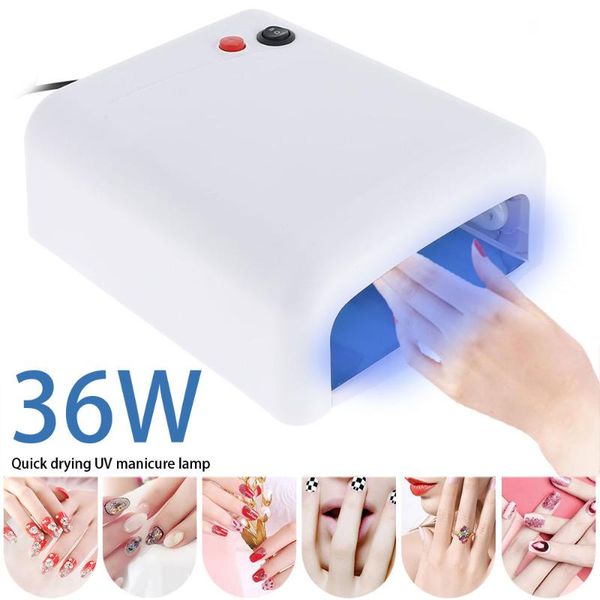 

nail dryers 36w uv lamp gel polish electric dryer manicure pedicure tool professional salon light for portable