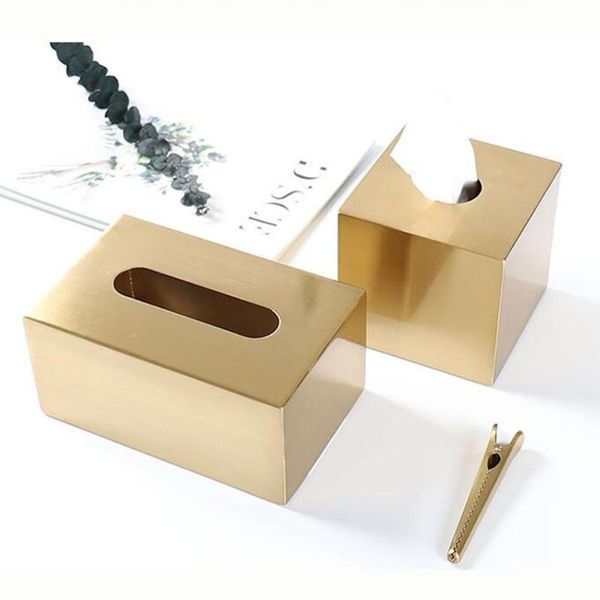 

storage bottles & jars nordic style tissue box stainless steel adorable house square holder retangular for bathroom bedroom office