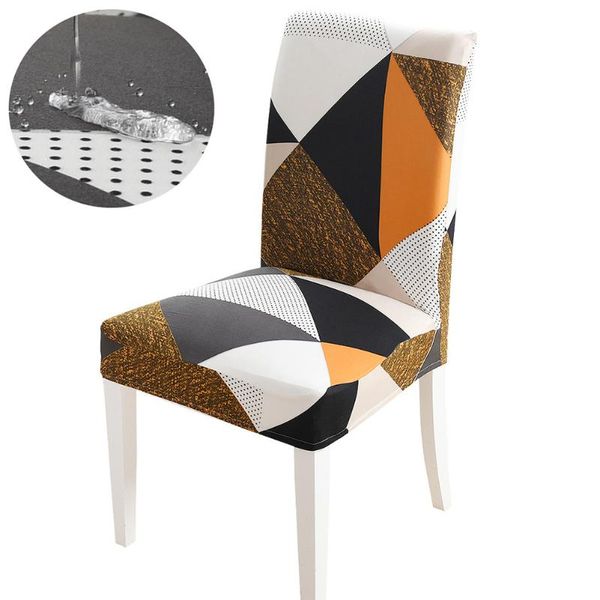 

chair covers stretch slipcover dining cover home el universal printed seat protector anti-dirty wedding party soft washable modern