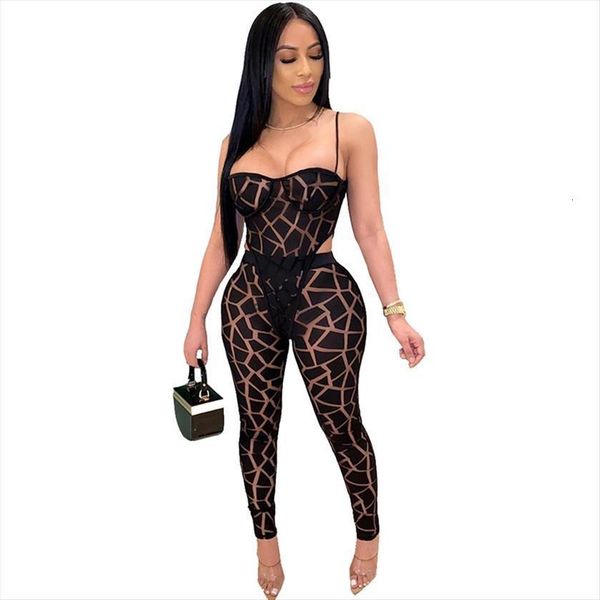 

tracksuit black white womenpant 2 piece matching sets summer clothes fitness bodysuit bodycon legging sweat suits two