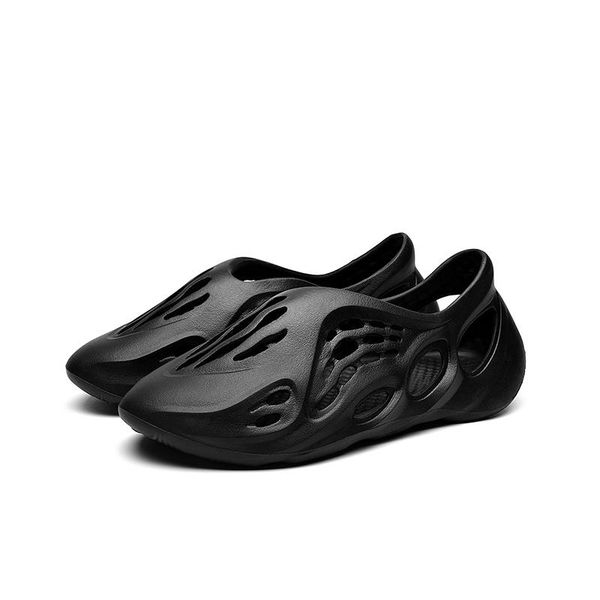 

sandals women's summer shoes 2021 bone feeling platform woman slippers pvc covering stepping on excrement 36-46, Black