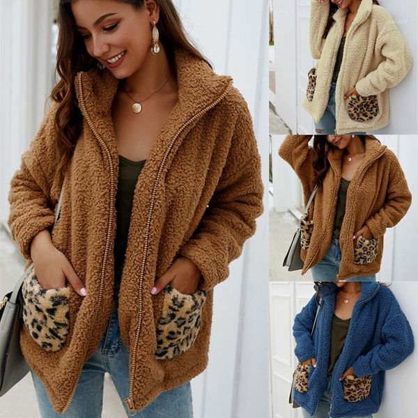 

women's wool & blends arrive pockets hoodie women autumn winter jacket long sleeve fleece coat, Black