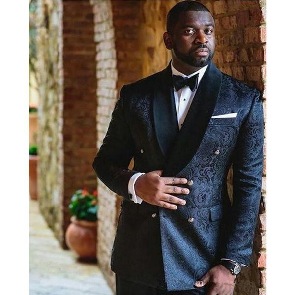 

men's suits & blazers arrival groomsmen groom tuxedos printing coat 2 pieces (jacket+pants) men wedding party prom man wear 2021, White;black