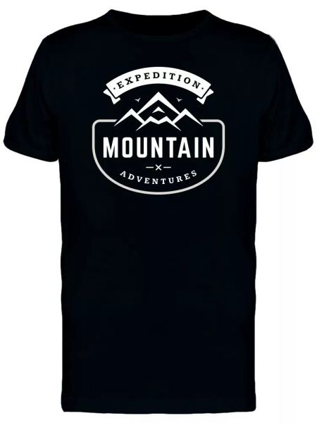 

expedition mountain men's tee -image by shutterstock, White;black