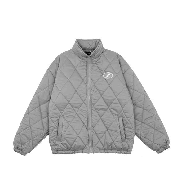 

jacket fw latest we11done retro diamond lattice thickening profile men women cotton fashion jackets coat, Black;brown